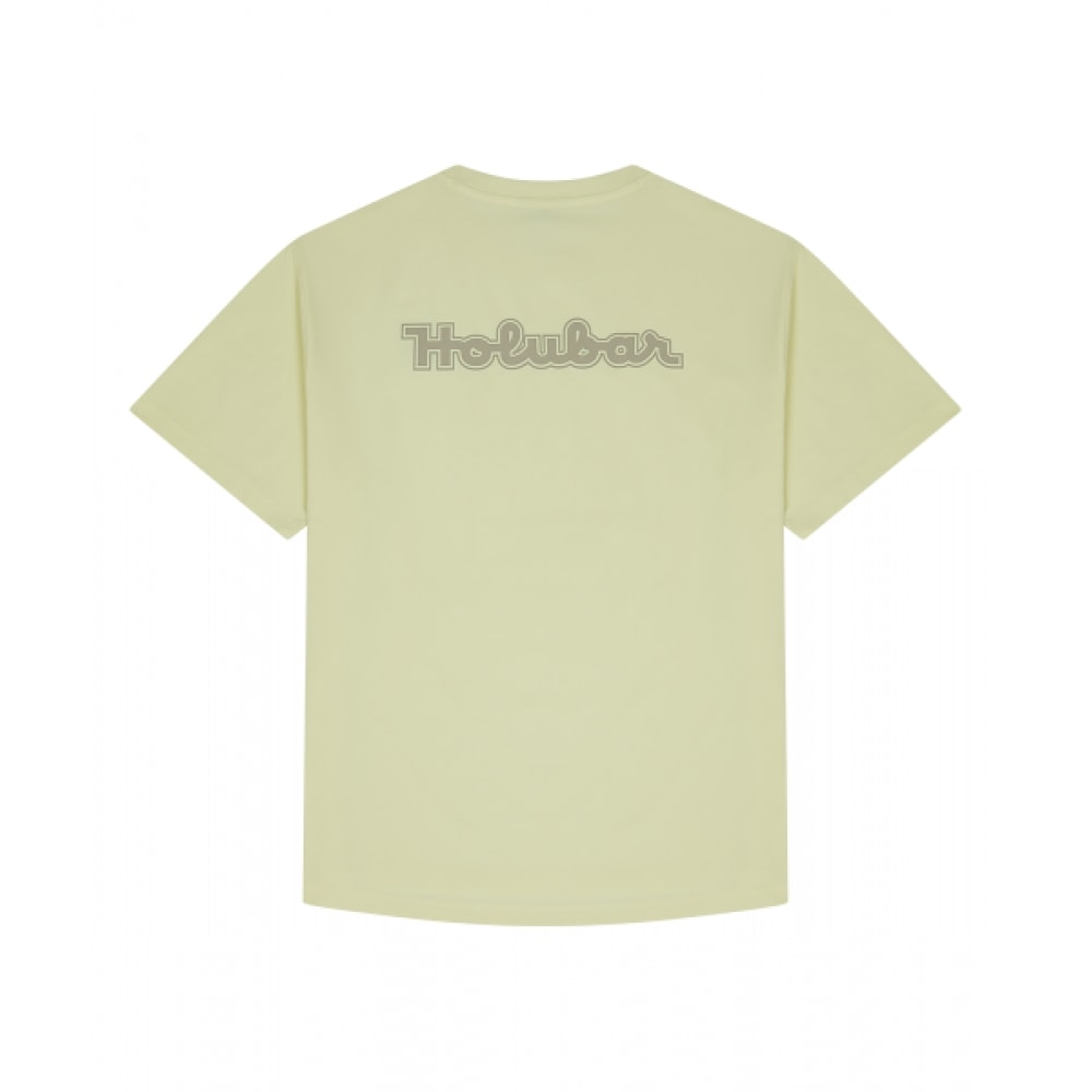 HOLUBAR レタリングロゴ T シャツイエロー