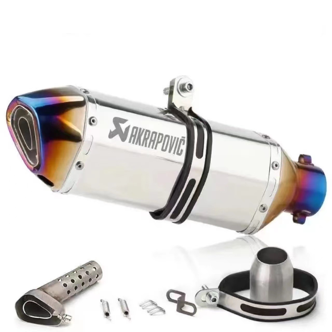 スリップオンマフラー バイクサイレンサー 汎用 38mm 50.8mm