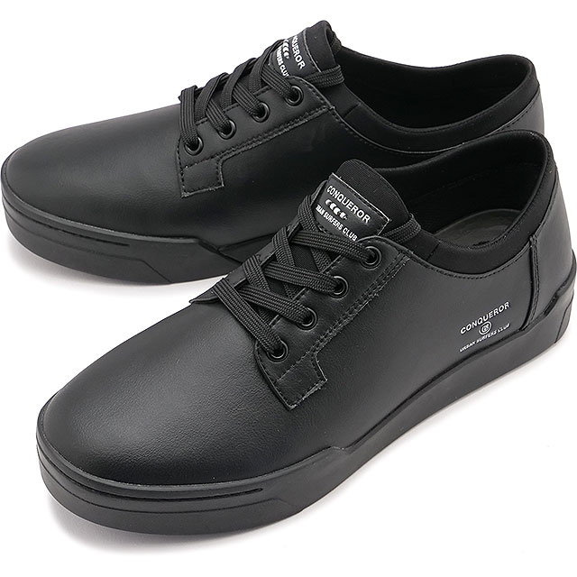 コンカラー シューズ プラハ ウォーターテックス [PR-02] PRAHA WATER-TEX メンズ 靴 防水 スニーカー カジュアルシューズ BLACK 正規取扱店 11,326円