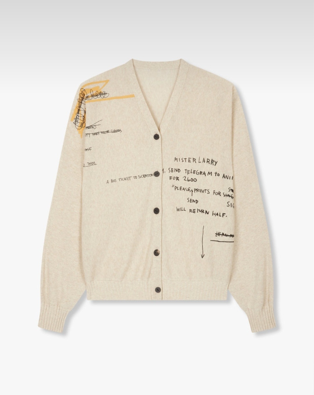 レタリング ブイネック カーディガン 32,049円