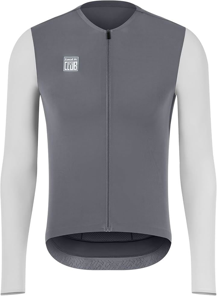 メンズ サイクルジャージ 長袖 春夏 サイクルウェア 自転車 サイクリング ロードバイク UVカート 通気(グレー, 2XL) 5,461円