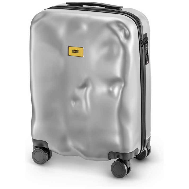 クラッシュバゲッジ　スーツケース S アイコンコレクション SILVER [TSAロック搭載 /40L /1泊2泊]　CB161-21