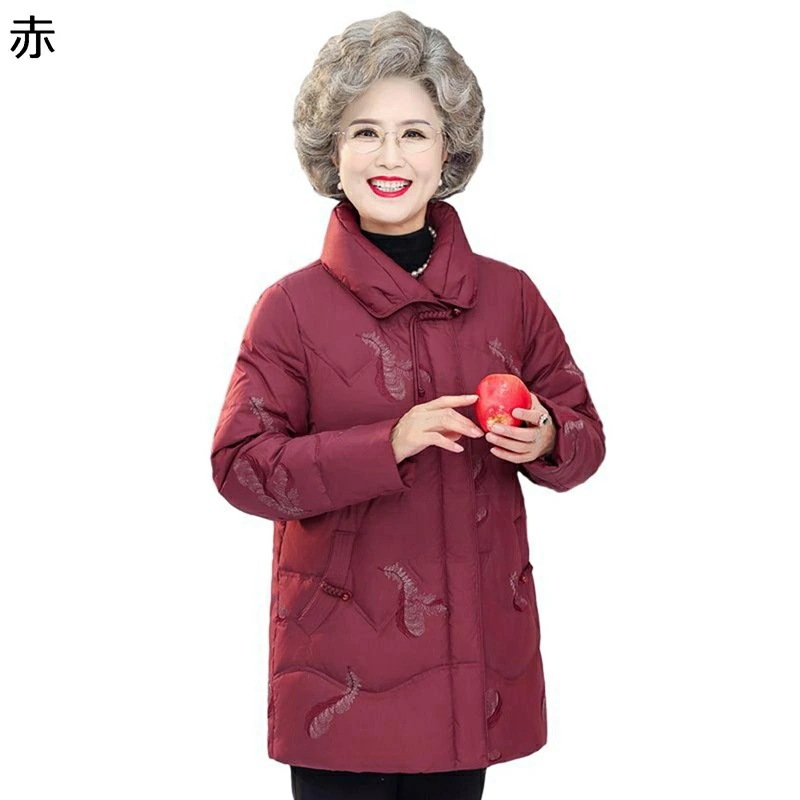 レディースウィンタージャケット レディース 花 花柄 プリント アヒル羽毛 ダウンジャケット 長袖 冬 い 保温保暖 アウター 用 エレガント ファッション かわいい おしゃれ 潮流 会社 日常