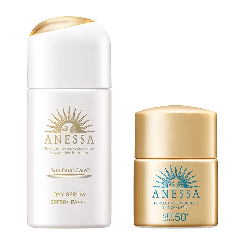 【迅速発送】アネッサ(ANESSA) アネッサ デイセラム トライアルセット a 朝用 ・ 日中用 (美容液 ・ クリーム ・ 乳液) 30mL+12mL