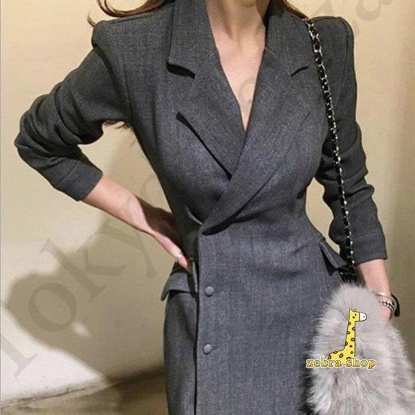 【急速出荷 2025年新作】レディースファッション スーツ ジャケット トップス ロングスーツ ブレザー 無地 アウター 長袖 上着 オフィス 通勤 カジュアル ゆったり オシャレ 新作