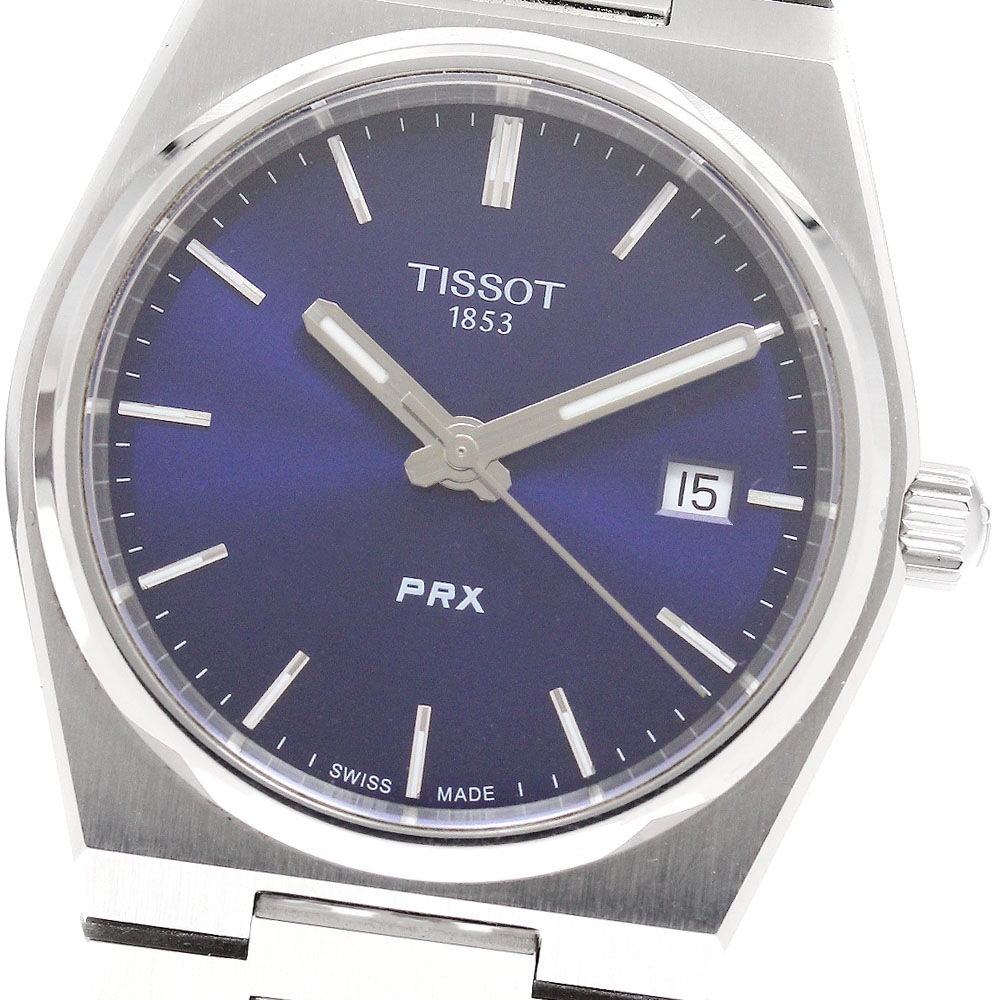 ティソ TISSOT T137.210.11.041.00 PRX デイト クォーツ メンズ 良品 箱・保証書付き_935805【中古】