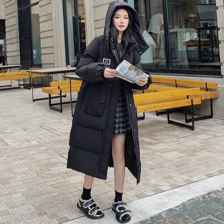 新品推奨スペシャルプライスレディース ダウン アウター ダウン 前開き ロング 長袖 フード バイカラー ダウン 人可愛い きれいめ カジュアル おしゃれ かっこいい こなれ感 ラフ 無地 冬 韓国