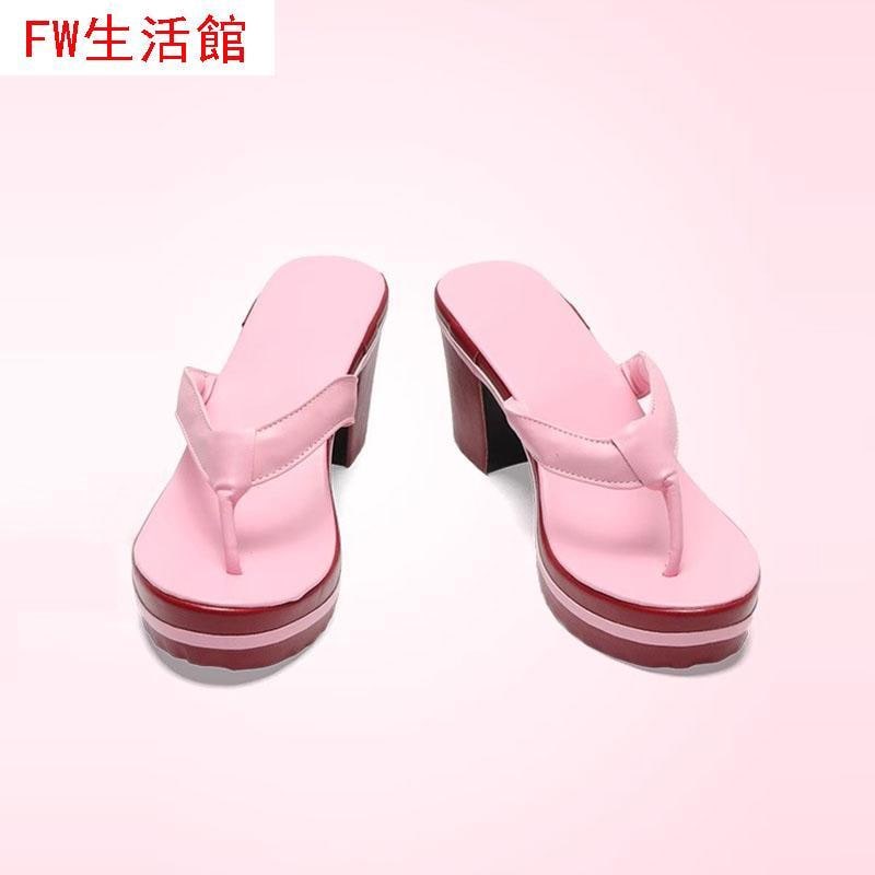 バーチャルライバー VTuber 風 櫻巫女さくらみこ コスプレ靴 ブーツ 道具小物 靴 仮装 変装 コスチューム 撮影 祭り