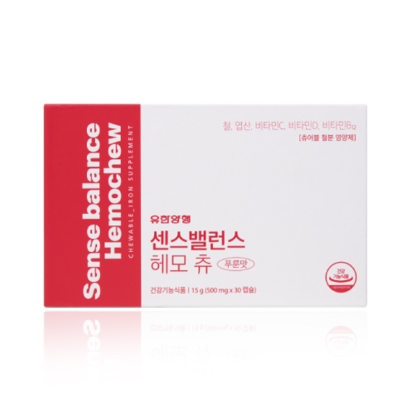 センスバランス ヘモチュウ チュアブル 葉酸＋鉄分 プルーン味 30カプセル