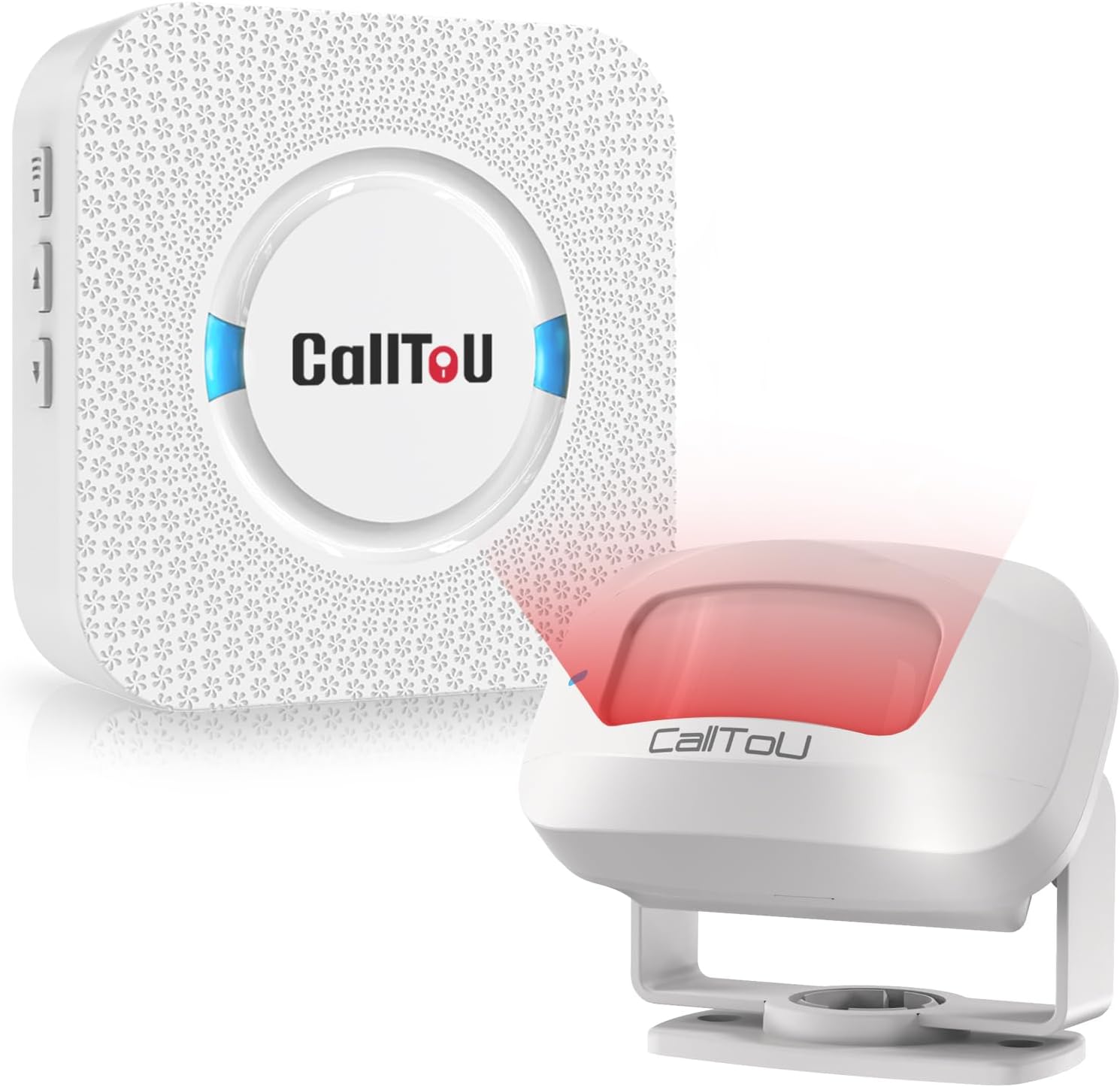 CallToU ワイヤレスチャイム 人感センサー 玄関用 店舗用 150M受信 低電池アラート機能 配線工事不要 5段階音量調節 38種類呼び出し音 人感センサーチャイム 店舗/玄関/介護施設対応