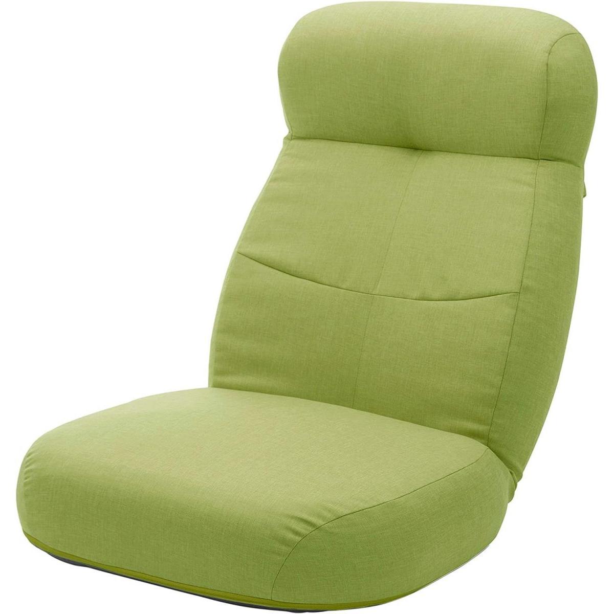 【I】セルタン(CELLUTANE) リクライニング座椅子 贅沢ワイド座椅子 ダリアングリーン　幅広 ハイバッグ A974p【受注生産品】