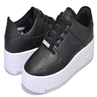 ウィメンズ エアフォース 1 セイジ ar5339-002 ブラック ホワイト
