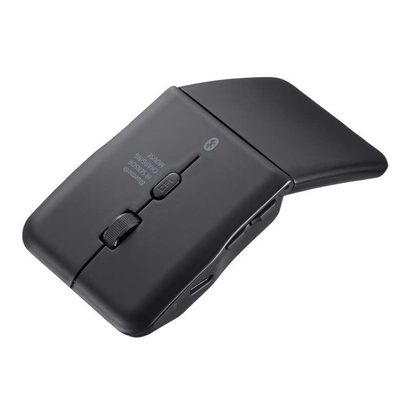 サンワサプライ　マウス 静音 薄型 [IR LED /5ボタン /Bluetooth]　MA-BIS5116BK