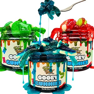 ティックトック ユーチューブ 人気 すくって食べる ゼリー 酸味 熟成ゼリー Sour Gooey Gummies Blue Raspberry Wild Cherry & Green Apple