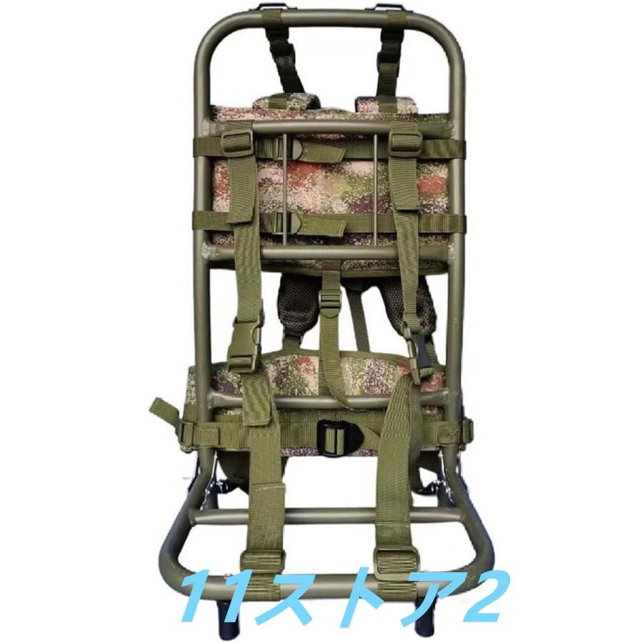 背負子 キャリー アルミフレームパック 背負う補助具 背負い子 フレームパック キャリーカート 折りたたみ可能 着脱簡単 超荷重60kg 防水 釣り 登山 運搬 錆びに