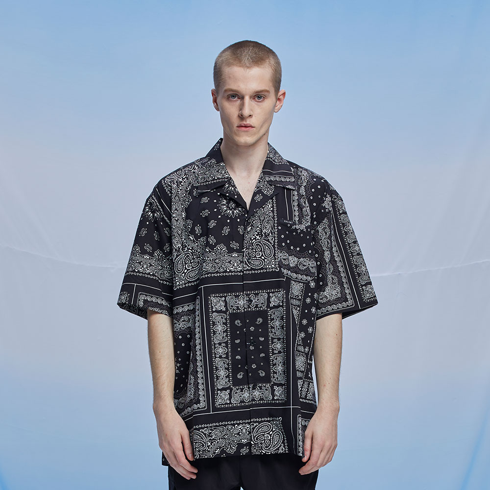 ハワイアンフォームPタイプシャツ（ブラック）