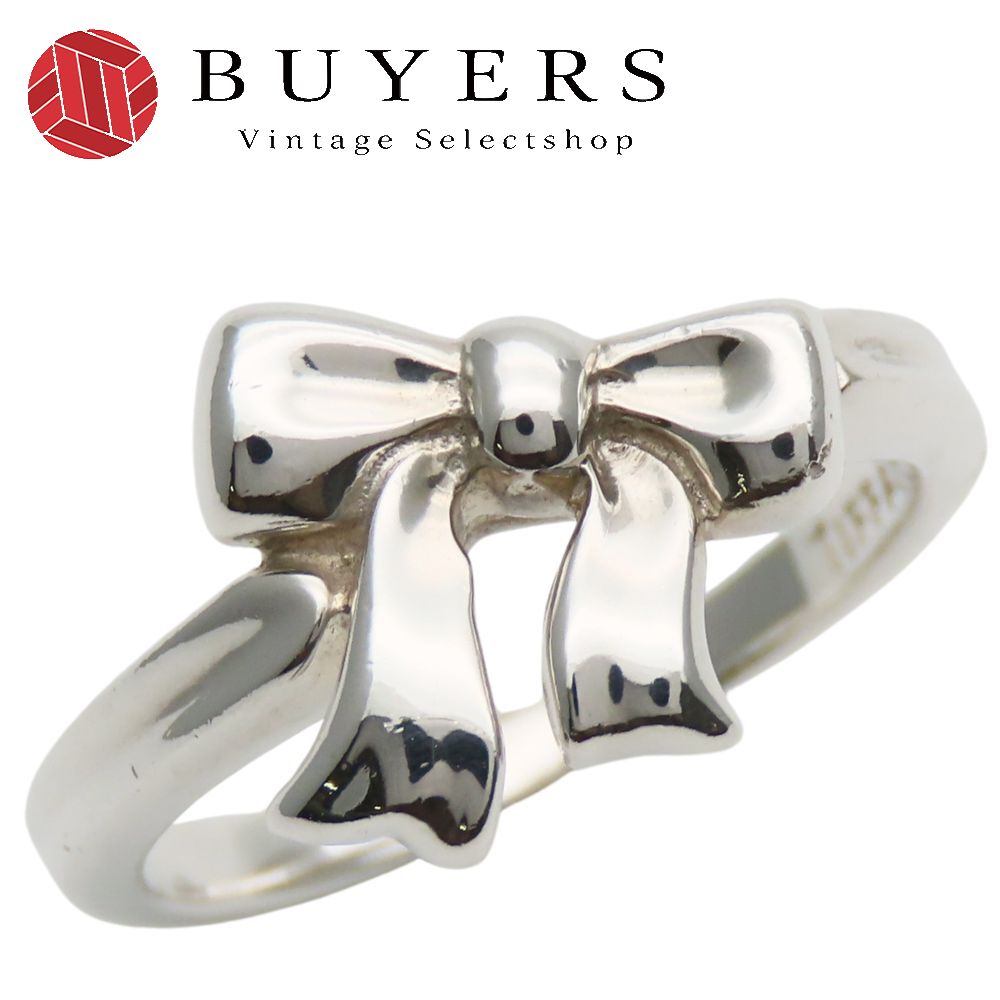 中古 リング・指輪 リボン シルバー925 約3.2g シルバー アクセサリー レディース 女性
