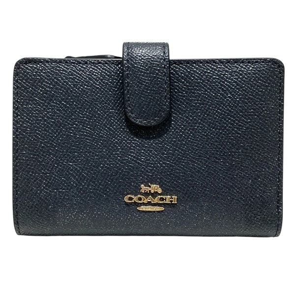 コーチ COACH F11484 L字ファスナー 2つ折り財布 レディース 【中古】