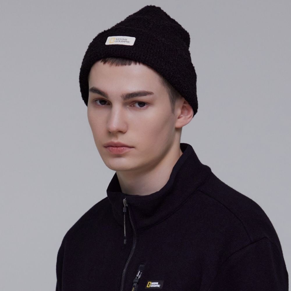 ナショナルジオグラフィック N234AHA820 ブークルビーニーブラック