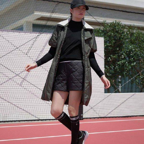 女性用ダイヤモンドキルティングパッド入りショートパンツ6K81701