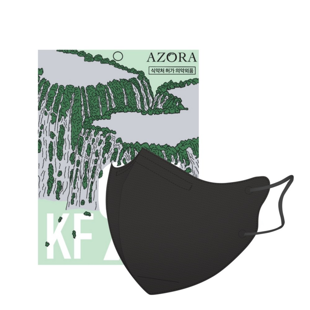 アゾラKF94サブリスリム中型混合マスク100枚_韓国産
