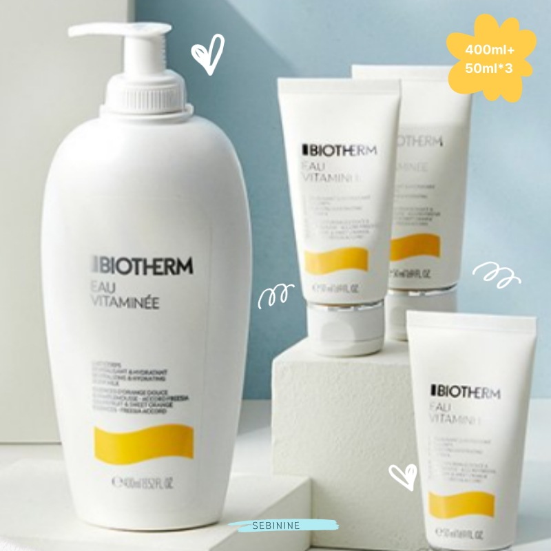 ビタミン ボディミルク 400ml セット （ミニサイズ50ml×3本付き）