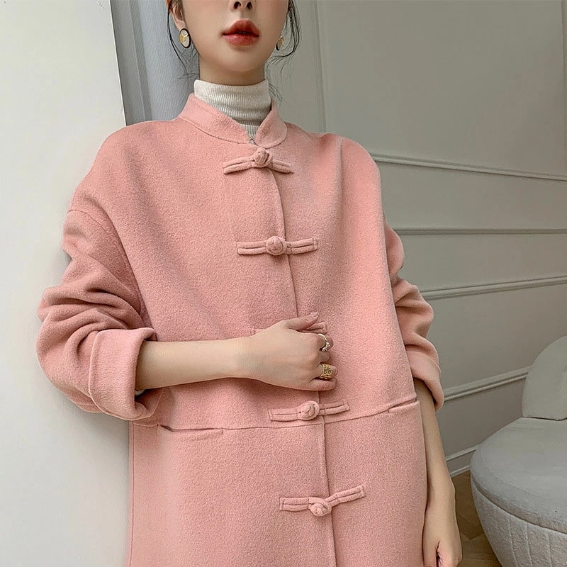 レディースウール ベスト チョッキ アウター レディース アウター カジュアル ミドル丈 ファッション 秋冬 通勤 安い 無地 着痩せ ショートジャケット シンプル 21,205円