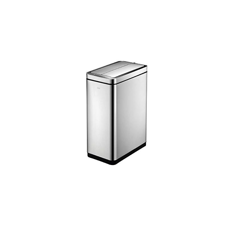 EKO ゴミ箱 自動開閉 デラックスファントム シルバー 45L センサー ふた付き インナーボックス有り EK9287MT-45L