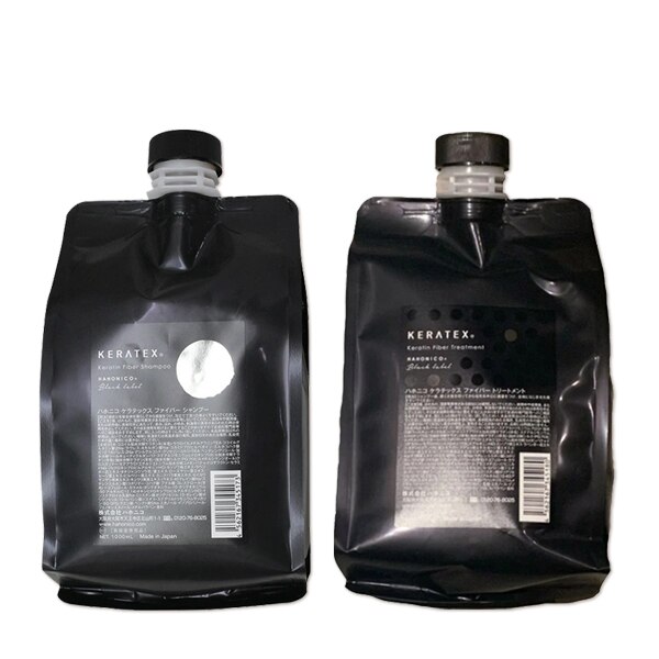 ケラテックス ファイバー シャンプー 1000mL + トリートメント 1000g 詰め替え セット