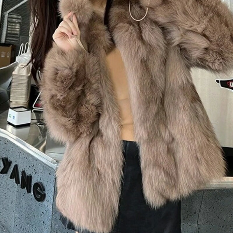 アウターファーコート アウター 秋 冬 保温 ジャケット 厚手 ゆったり ショートコート トップス