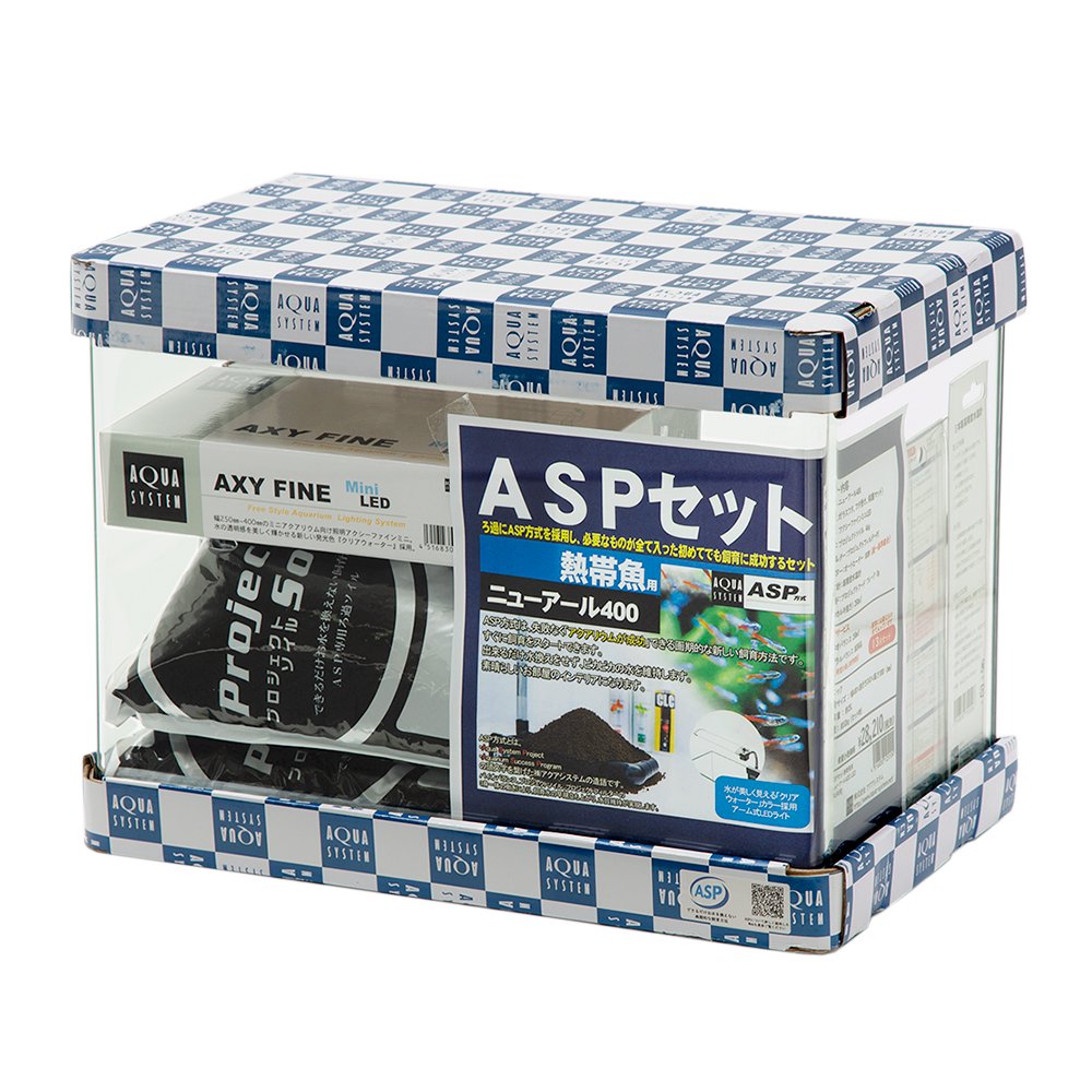 水槽セット　ＡＳＰセット　熱帯魚用　ニューアール４００　ＬＥＤ　Ｈｚ共用　お一人様１点限り　ＣＲＣ10―11―03―30―20