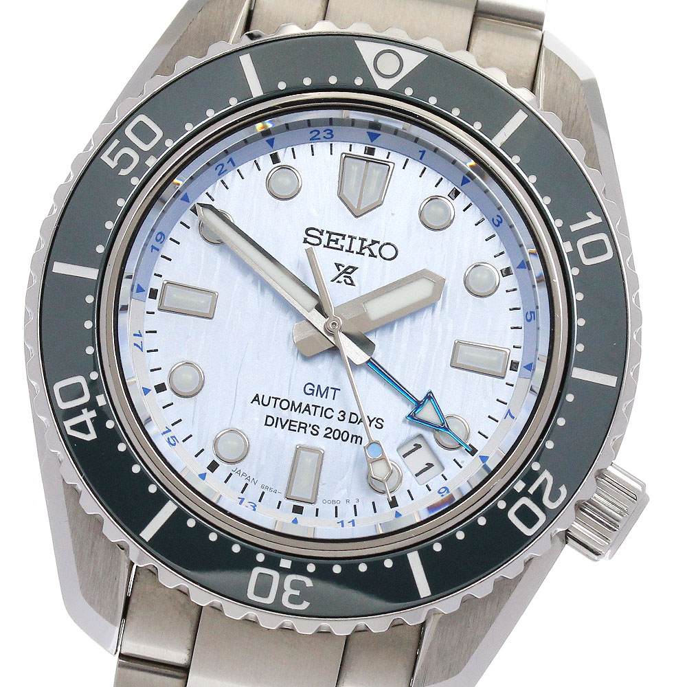 セイコー SEIKO 6R54-00C0/SBEJ013 プロスペックス GMT 自動巻き メンズ 美品 箱・保証書付き_887458【中古】