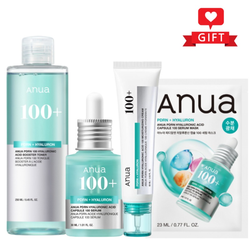 PDRN ヒアルロン酸 4種セット (マスクパック10枚+セラム30ml+トナー250ml+クリーム60ml) / 保湿スキンケア / 韓国フェイスマスク / 敏感肌ケア 9,363円