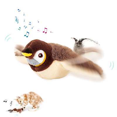 Qoo10] ピョンピョンバード 猫 おもちゃ 玩具