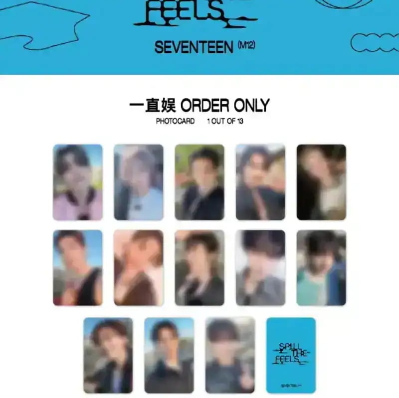 SEVENTEEN 12th Mini SPILL 中華　一直娯LUCKY DRAW2.0 ラキドロ2.0　現品メンバー選択