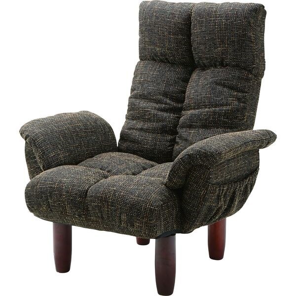 脚付 パーソナルチェア いす イス 椅子 AZUMAYA RKC-39BR BR 代引不可同梱不可