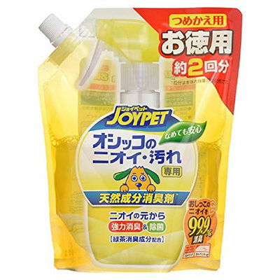 他サイト： 天然成分消臭剤 オシッコのニオイ汚れ専用 つめかえ用 450mLの商品画像