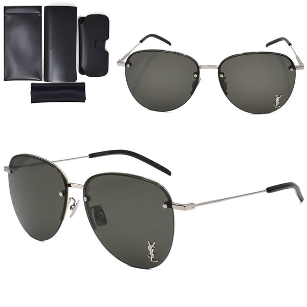 サングラス SL 328/K M 005 サングラス アジアンフィット メンズ レディース ユニセックス SL328KM-005 シルバー グレー