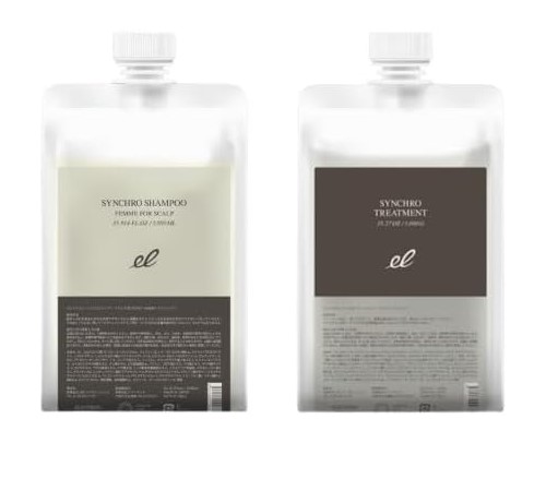 【大容量2点セット】エレクトロン シンクロシャンプー ファム 1000ml ＆ トリートメント 1000g 正規品 活性電子水 ハリ コシ エイジングケア 頭皮ケア スカルプ