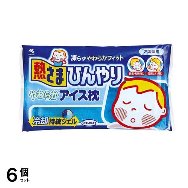 熱さまひんやり やわらかアイス枕 1000g 6個セット