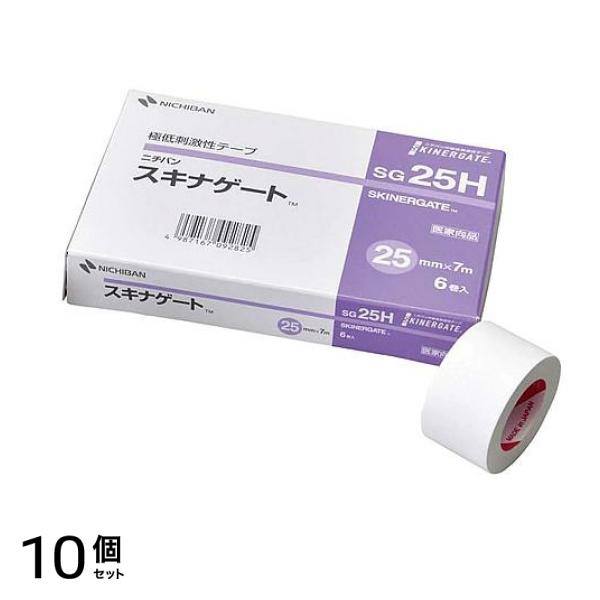 ニチバン スキナゲート スモールパック 25mm×7m 6巻入 (SG25H) 10個セット