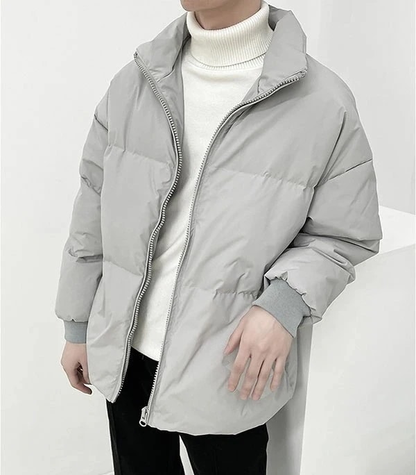 ダウンジャケット ダウンコート メンズ スタンドカラー 大きいサイズ 極暖 暖かい 軽い 撥水 父の日 彼氏 プレゼント カッコイイ 90％ダウン おしゃれ カジュアル アウター 黒 灰色 ジャケット