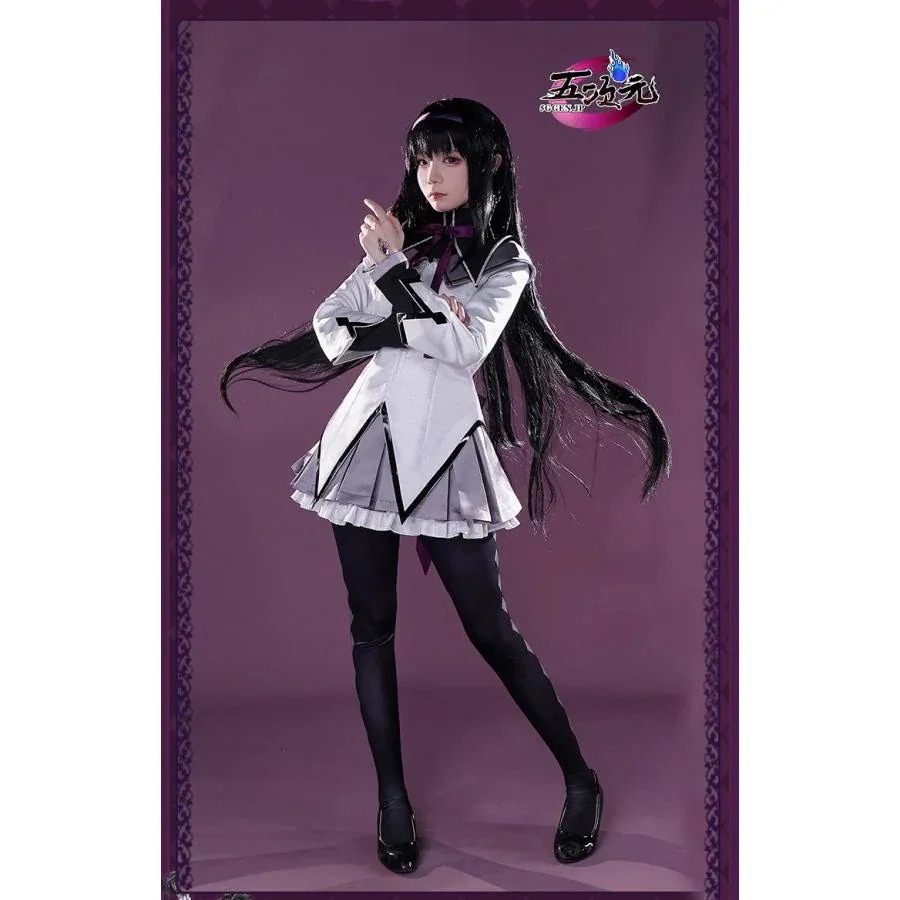 「新品・即納可能」 ICOS　魔法少女まどかマギカ　コスプレ　暁美　ほむら　衣装