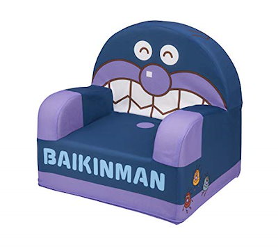 他サイト： アンパンマン やわらかキッズソファー ばいきんまんの商品画像