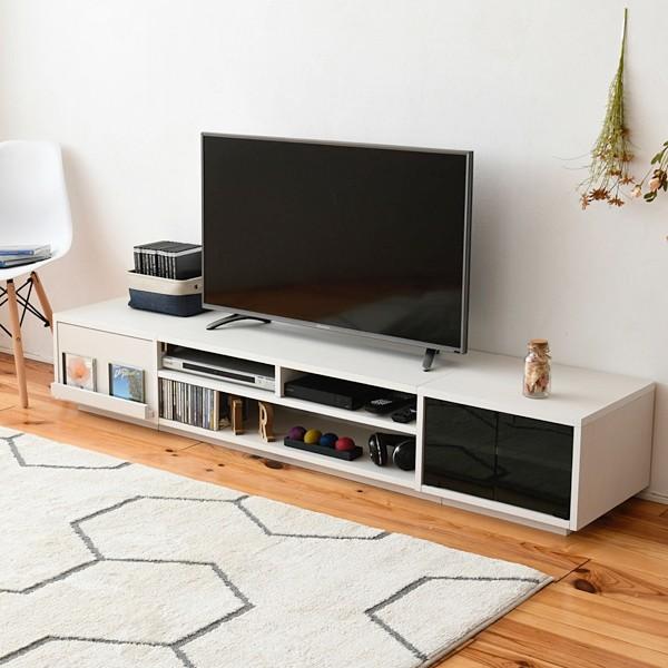 テレビボード テレビ台 65型対応 TV台 テレビローボード TVボード 引き出し ガラス扉 フラップ扉 おしゃれ 北欧 ワイド 横長 幅広 ディスプレイラック カフェ風