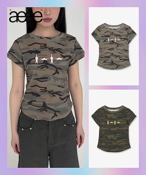 Qoo10 aeae STAR SIGN TEE カモフラージ