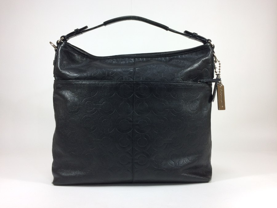 トートバッグ 2way ショルダーバッグ レザー ブラック 中古品