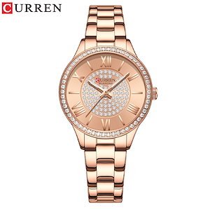 Curren/カレン9084女性腕時計ファッション鋼帯時計カジュアル女性時計石英時計対外貿易腕時計
