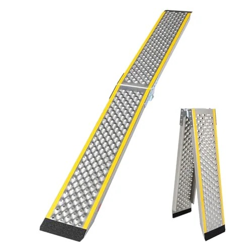 Ruedamann アルミラダーレール 長さ200cm 幅21.5cm バイク スロープ 耐荷重30
