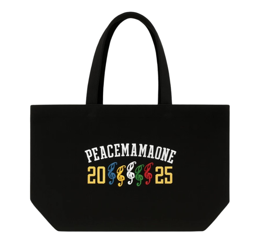 【PEACEMINUSONE】Peaceminusone x 2025 MAMA Awards Peacemamaone Eco Bag Black
